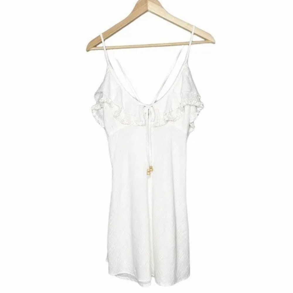 Free People Love Forever Ivory Mini Dress Sz M